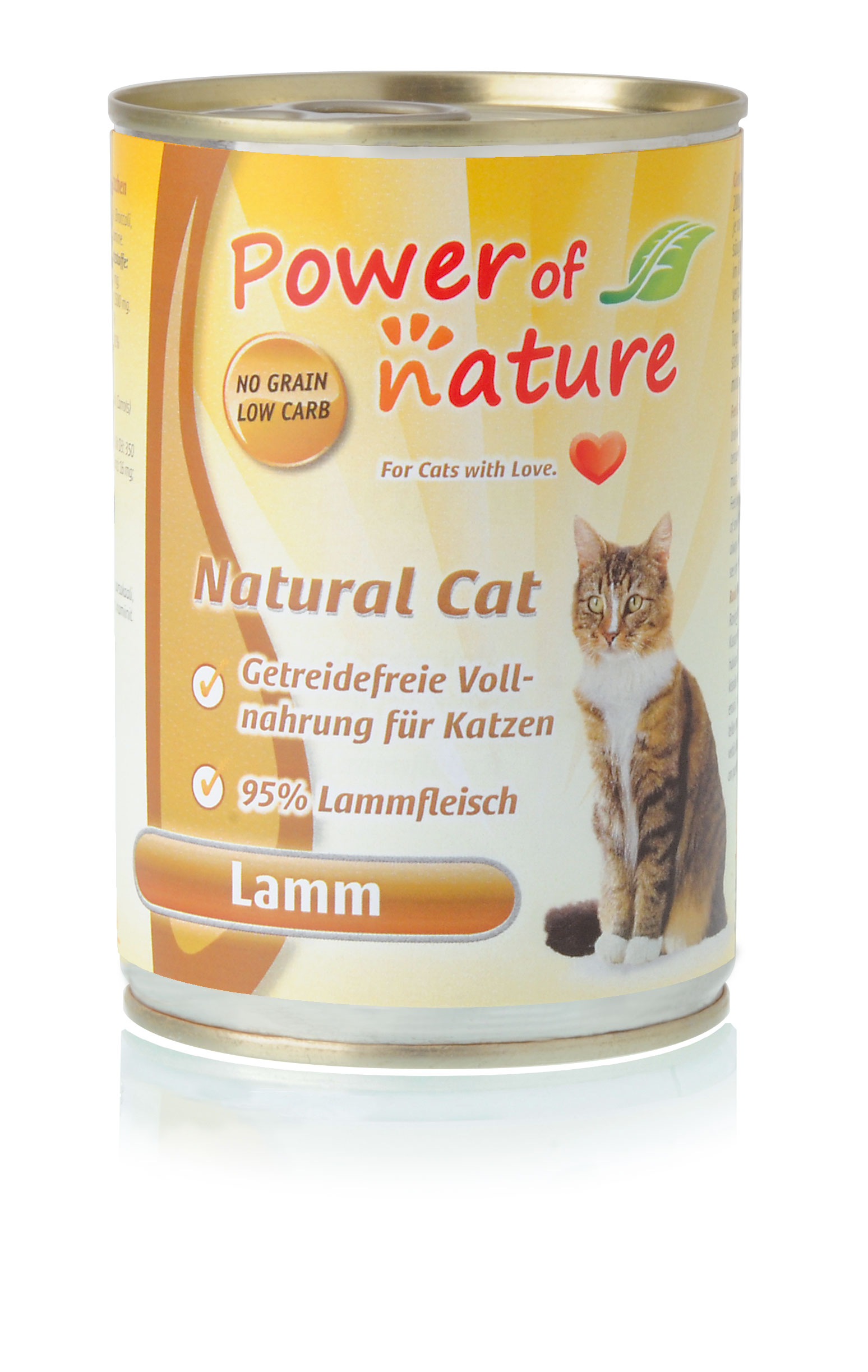 Power of Nature Natural Cat Dose Lamm 24 x 400g