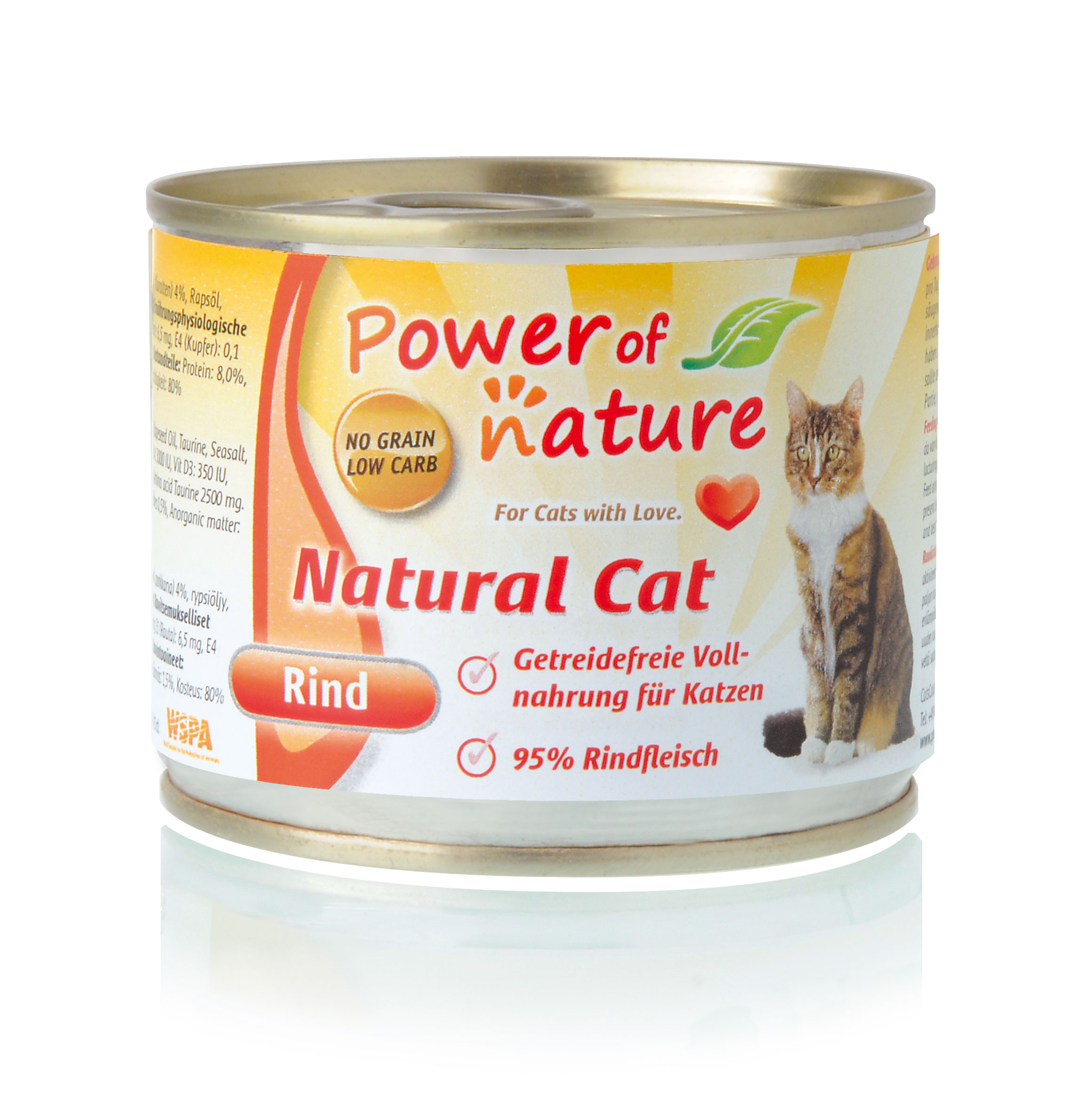 Power of Nature Natural Cat Dose Rind 24 x200g