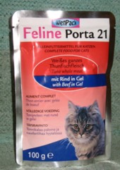 Feline Porta 21 Thunfisch mit 5% Rind  20 x 100 g